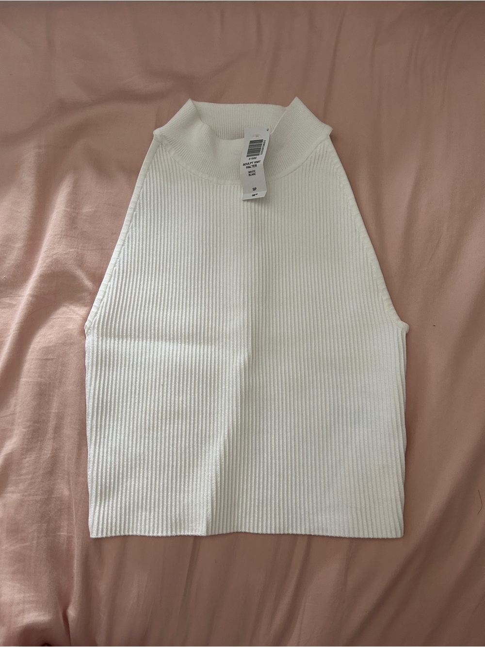 Aritizia Babaton White Halter Top